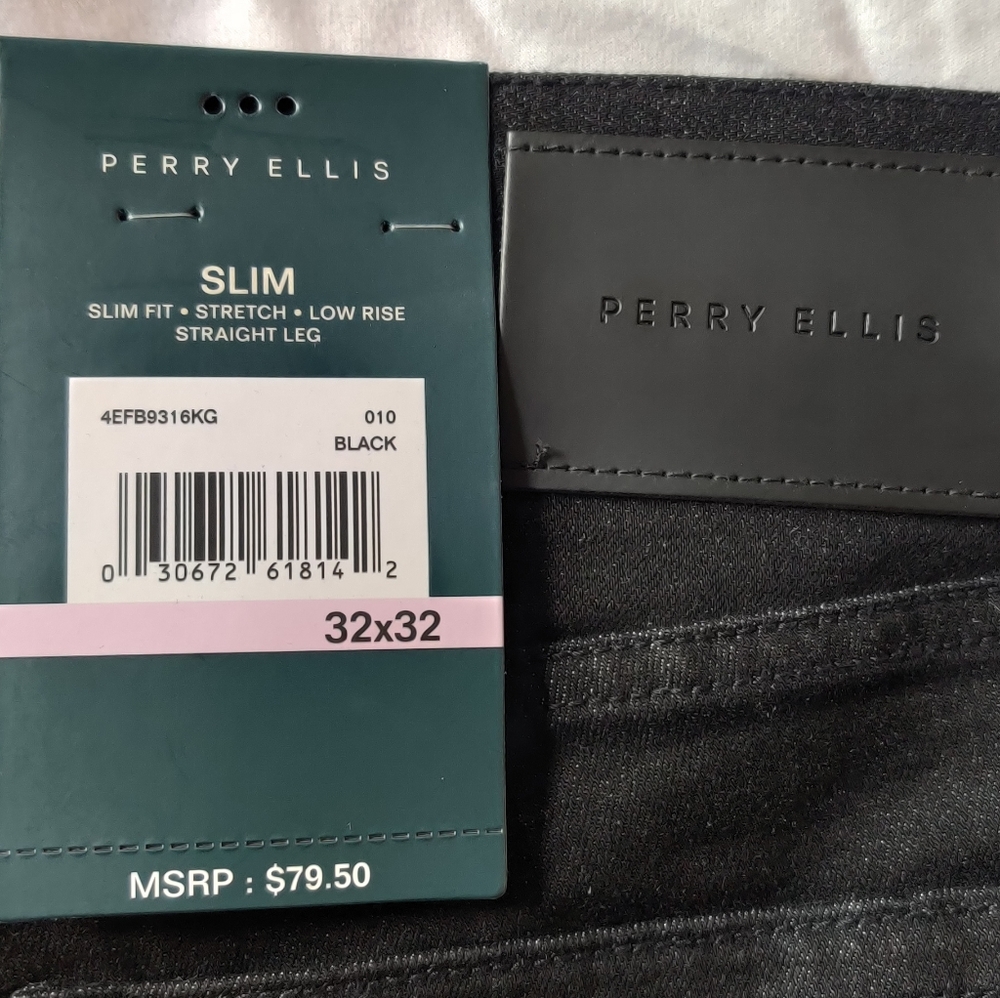Perry Ellis Mens Slim Jeans